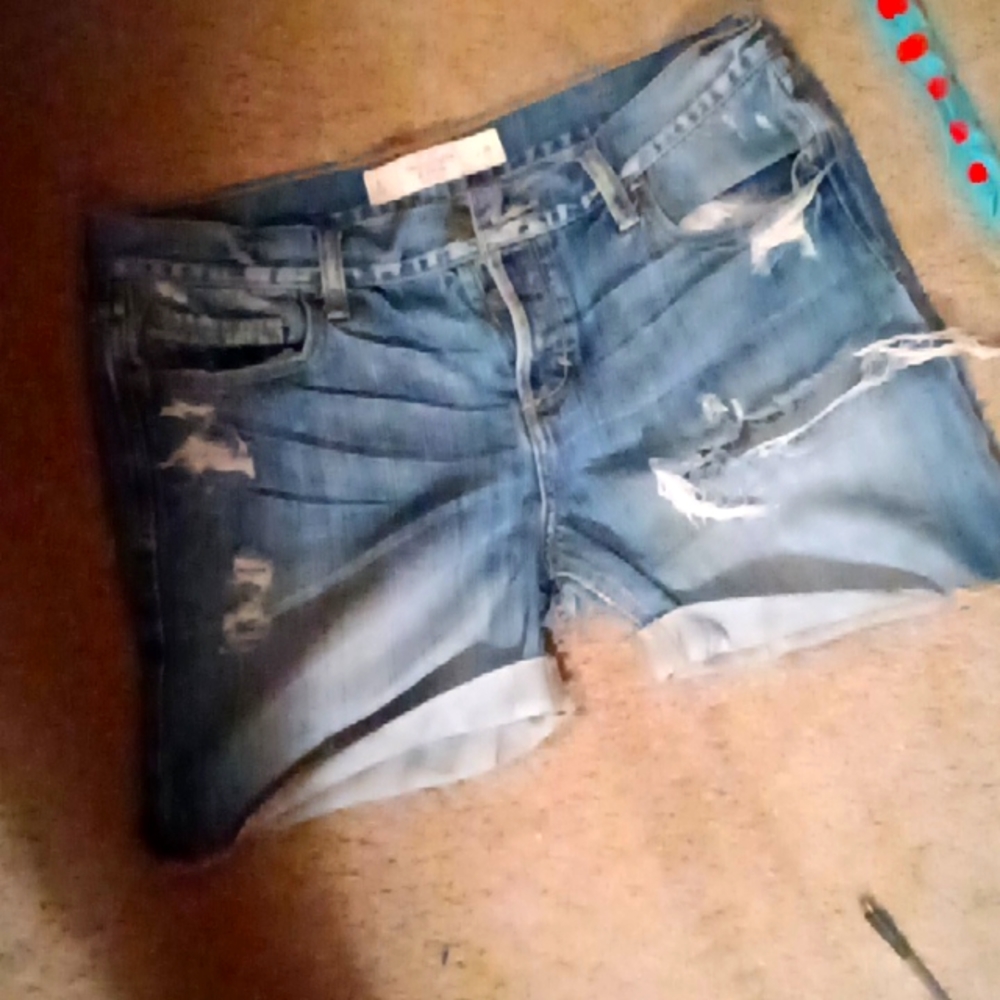 Womens Abercrombie button fly shorts